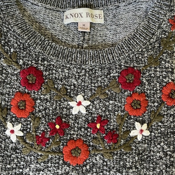 Knox Rose Embroidered Sweater - Picture 3 of 10